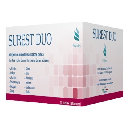 Phytores Surest Duo 12 Bustine 9g + 12 Fialette 20ml Phytores Surest Duo 12 Bustine 9g + 12 Fialette 20ml