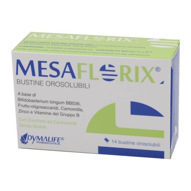 Dymalife Mesaflorix 14 bustine orosolubili integratore alimentare Dymalife Mesaflorix 14 bustine orosolubili integratore alimentare