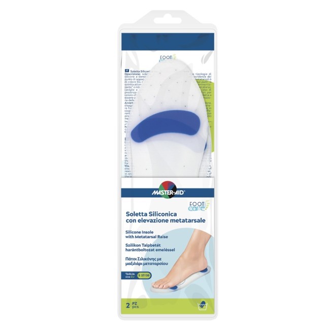 Master-aid soletta silicone small 37-38 2 pezzi Master-aid soletta silicone small 37-38 2 pezzi