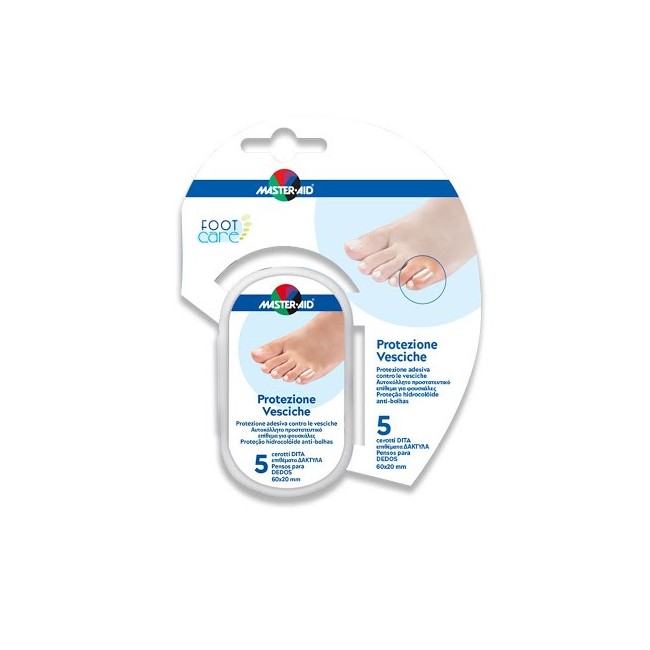 Master aid Foot care protezione vesciche dita 60x20mm 5 pezzi