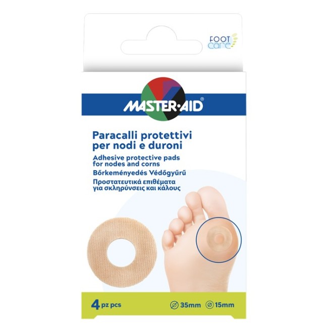 Master-aid paracalli protettivi nodi e duroni 4 pezzi Master-aid paracalli protettivi nodi e duroni 4 pezzi