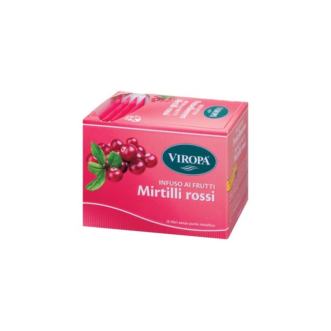 Viropa Import Viropa Mirtilli Rossi tisana 15 Bustine Viropa Import Viropa Mirtilli Rossi tisana 15 Bustine