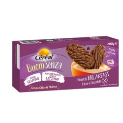 Cereal Buoni Senza Biscotti Breakfast Cacao E Cioccolato 200 G