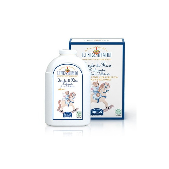 Helan Cosmesi Bimbi Amido Di Riso profumato 75 G Helan Cosmesi Bimbi Amido Di Riso profumato 75 G