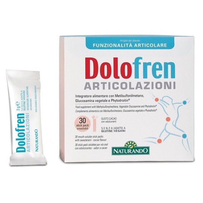 Naturando Dolofren Articolazioni integratore 30 Stick Pack Naturando Dolofren Articolazioni integratore 30 Stick Pack