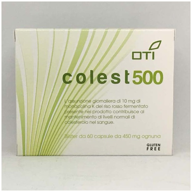 Oti Colest 500 Integratore per colesterolo 60 capsule Oti Colest 500 Integratore per colesterolo 60 capsule