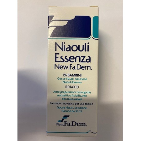 Niaouli Essenza Newfadem 1% Gocce 10ml Niaouli Essenza Newfadem 1% Gocce 10ml