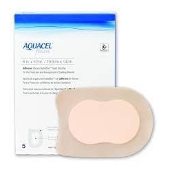 Aquacel ag foam adesiva 20x14 medicazione tallone 5 pezzi