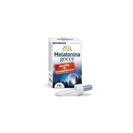 Sanavita melatonina integratore gocce 15ml Sanavita melatonina integratore gocce 15ml