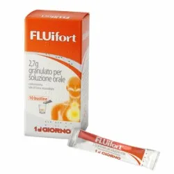 Fluifort 10 Bustine mucolitico per la tosse grassa 1,35 gr