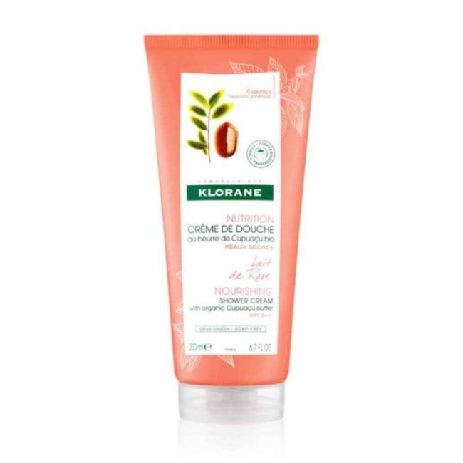 Klorane crema doccia Cupuaçu bio latte di rosa 200 ml Klorane crema doccia Cupuaçu bio latte di rosa 200 ml
