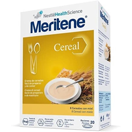 Meritene cereal instant crema 8 cereali facile deglutizione 600 gr Meritene cereal instant crema 8 cereali facile deglutizione 600 gr