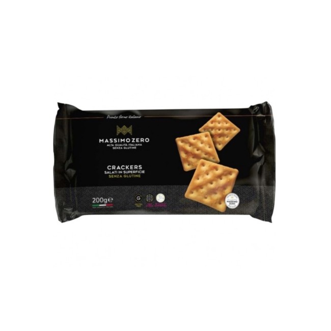 Massimo zero crackers salati senza glutine 200g Massimo zero crackers salati senza glutine 200g