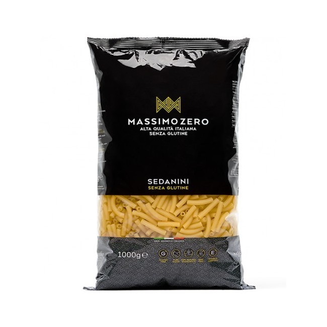 Massimo zero sedanini rigati pasta senza glutine 1kg Massimo zero sedanini rigati pasta senza glutine 1kg