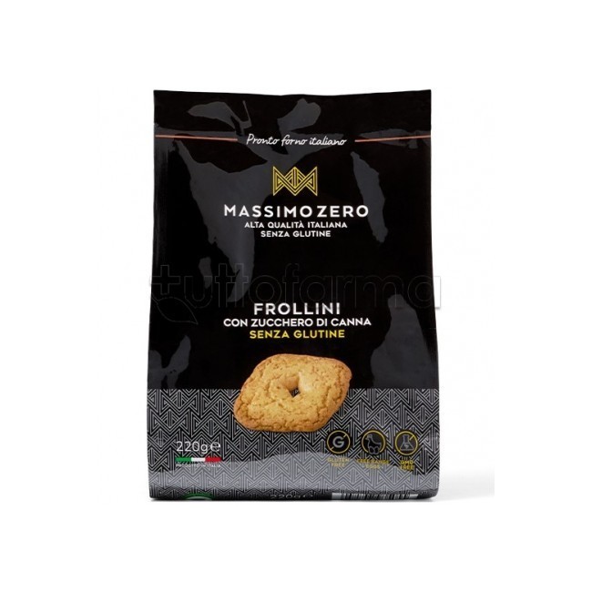 Massimo zero frollini senza glutine 220g Massimo zero frollini senza glutine 220g