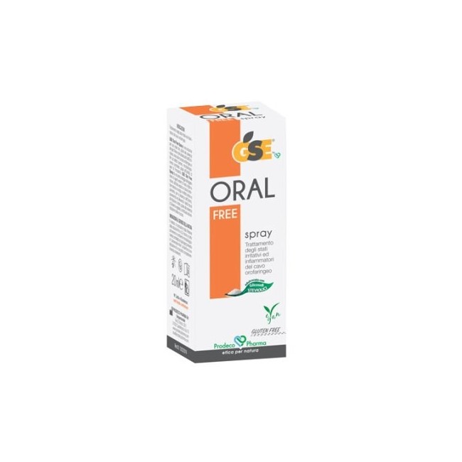 Gse oral free spray orale emolliente per al gola 20 ml Gse oral free spray orale emolliente per al gola 20 ml