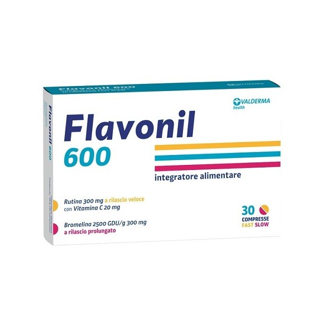 Valderma Flavonil 600 integratore 30 compresse Valderma Flavonil 600 integratore 30 compresse
