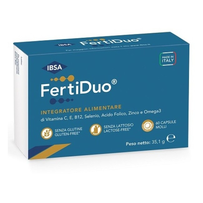 Ibsa Farmaceutici Italia Fertiduo 60 Capsule Soft Gel
