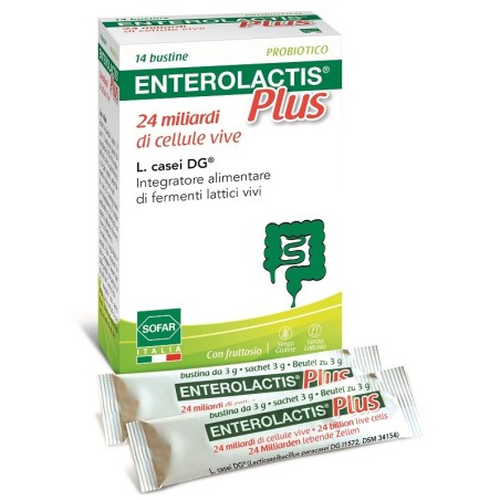 Sofar Enterolactis plus 24 miliardi integratore 14 bustine