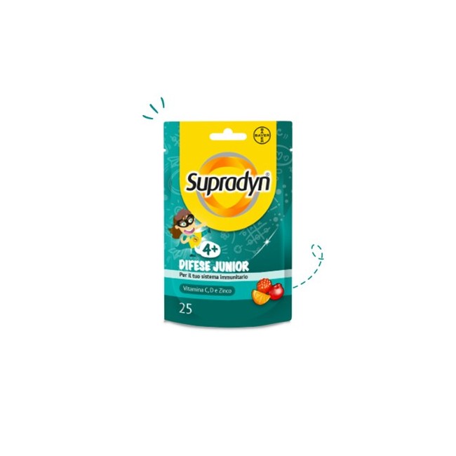 Supradyn Difese Junior 25 Caramelle Gommose Supradyn Difese Junior 25 Caramelle Gommose
