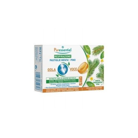 Puressentiel Pastiglie Gola Voce Menta Pino 28,8 G Puressentiel Pastiglie Gola Voce Menta Pino 28,8 G
