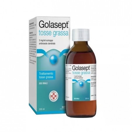 Golasept sciroppo mucolitico per tosse grassa 200ml Golasept sciroppo mucolitico per tosse grassa 200ml