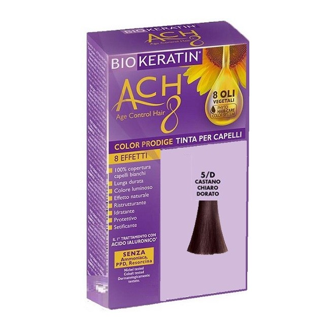 Gdp -general Dietet. Pharma Biokeratin Ach8 Color Prodige 5/d Castano Chiaro Dorato