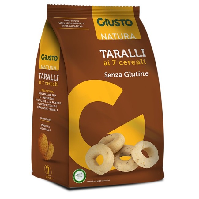 Farmafood Giusto Senza Glutine Taralli 7 Cereali 175 G Farmafood Giusto Senza Glutine Taralli 7 Cereali 175 G