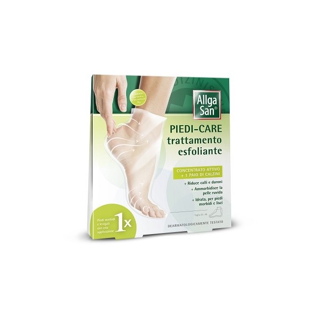 Naturwaren Allga San Piedi Care Trattamento Esfoliante 2 Buste 20 Ml