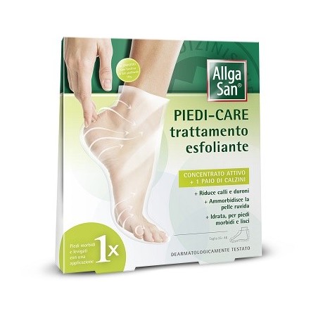 Naturwaren Allga San Piedi Care Trattamento Esfoliante 2 Buste 20 Ml