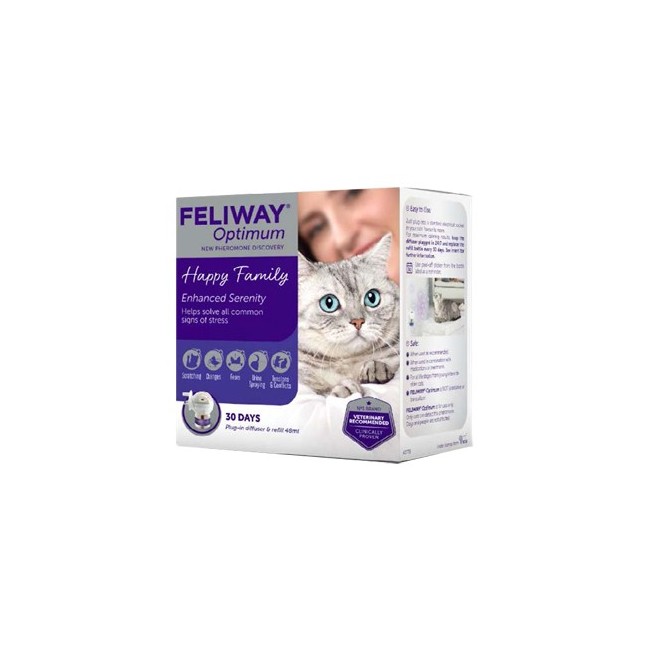 Ceva Salute Animale Feliway Optimum Diffusore + Ricarica Da 48 Ml Ceva Salute Animale Feliway Optimum Diffusore + Ricarica Da 48 Ml