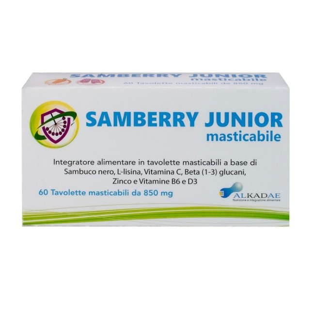 Alkadae Samberry Junior 60 tavolette masticabili