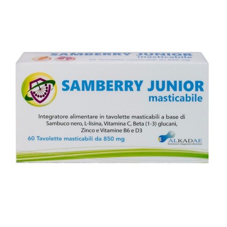 Alkadae Samberry Junior 60 tavolette masticabili