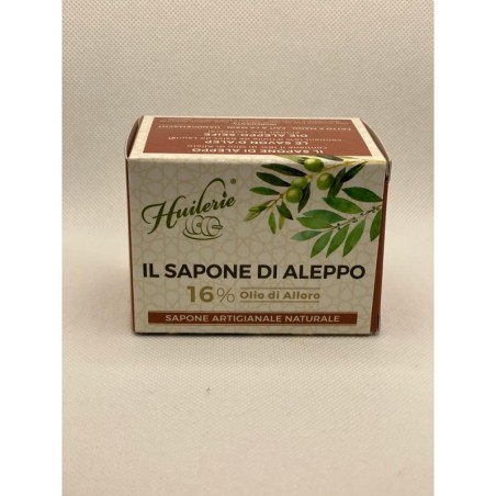 Huilerie Il Sapone D'aleppo 16% Panetto 200 G Huilerie Il Sapone D'aleppo 16% Panetto 200 G