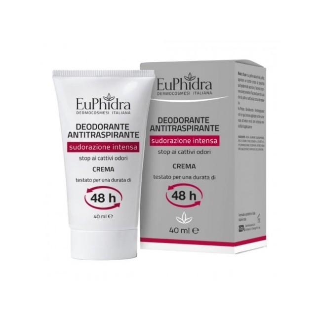 Euphidra Deodorante Crema Antitraspirante 40 ml Euphidra Deodorante Crema Antitraspirante 40 ml