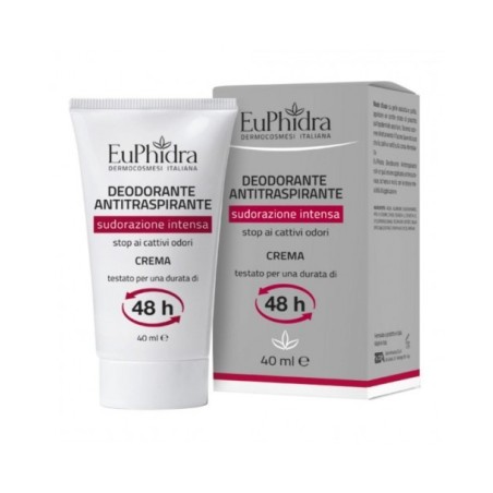 Euphidra Deodorante Crema Antitraspirante 40 ml Euphidra Deodorante Crema Antitraspirante 40 ml
