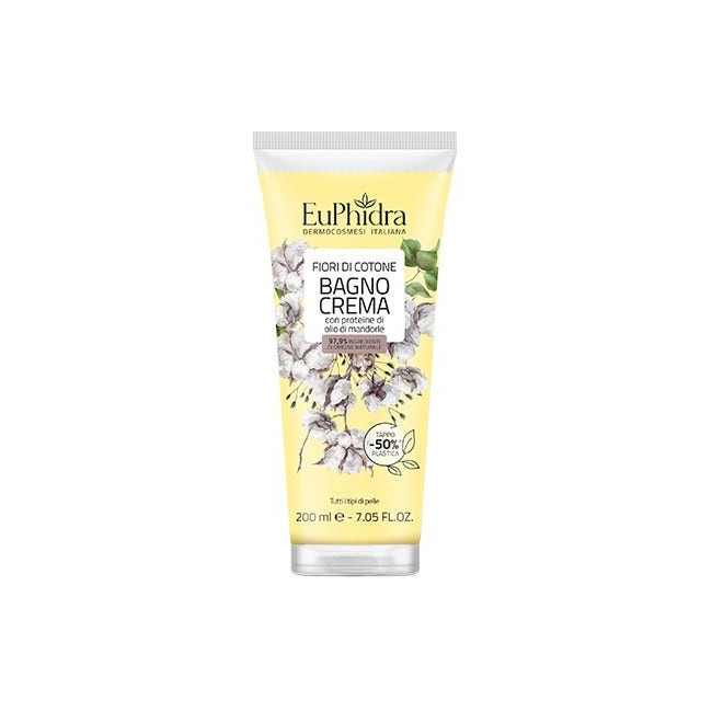Euphidra Bagno Crema Fiori di Cotone 200 ml Euphidra Bagno Crema Fiori di Cotone 200 ml