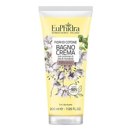 Euphidra Bagno Crema Fiori di Cotone 200 ml Euphidra Bagno Crema Fiori di Cotone 200 ml
