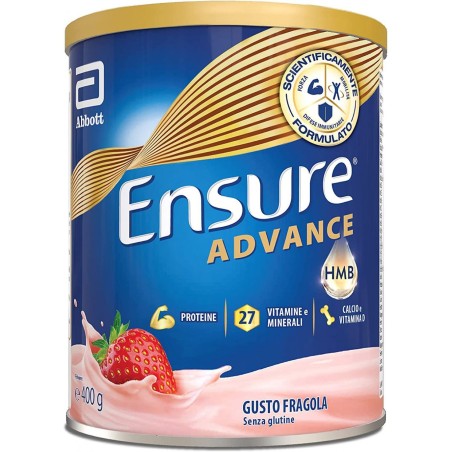 Ensure Advance Fragola Barattolo da 400 gr