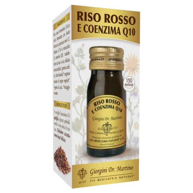 Dottor Giorgini Riso rosso e coenzima q10 30 g 150 pastiglie Dottor Giorgini Riso rosso e coenzima q10 30 g 150 pastiglie