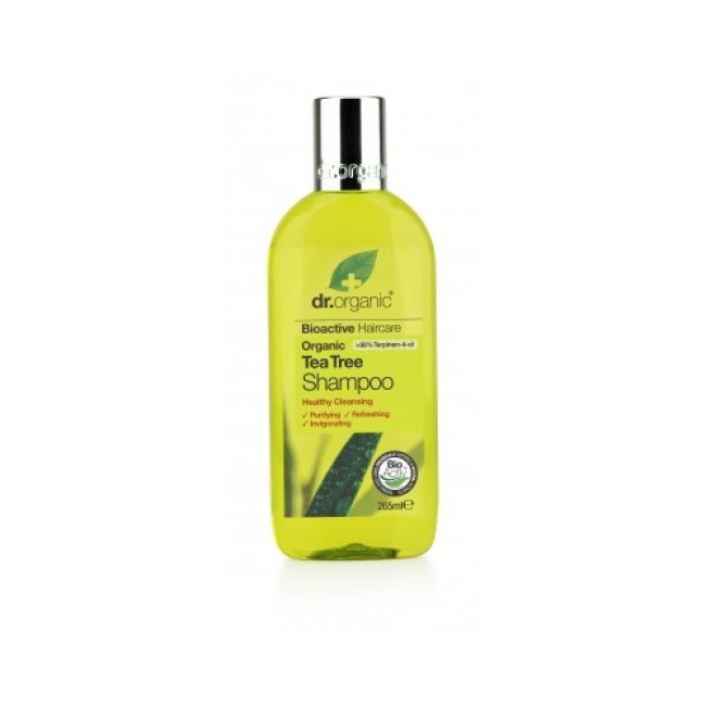 Dr Organic Shampoo Tea Tree Flacone da 265 ml Dr Organic Shampoo Tea Tree Flacone da 265 ml