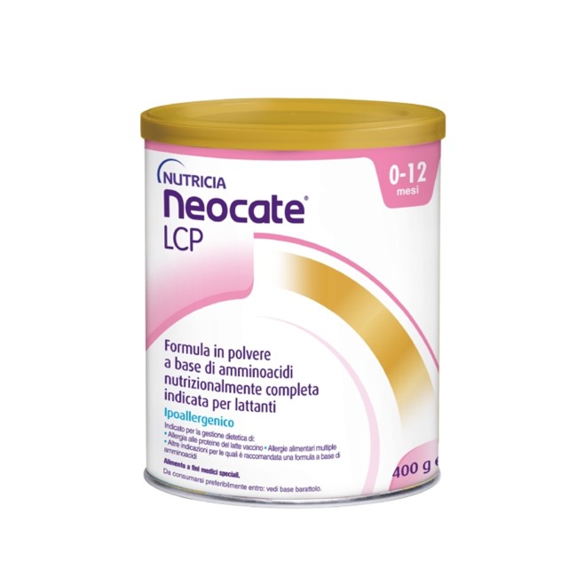 Nutricia Neocate lcp latte in polvere ipoallergenico 400g Nutricia Neocate lcp latte in polvere ipoallergenico 400g