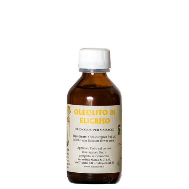 Sarandrea Oleolito di elicriso per massaggi cutanei 100ml Sarandrea Oleolito di elicriso per massaggi cutanei 100ml