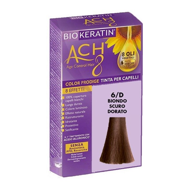 Gdp -general Dietet. Pharma Biokeratin Ach8 Color Prodige 6/d Biondo Scuro Dorato