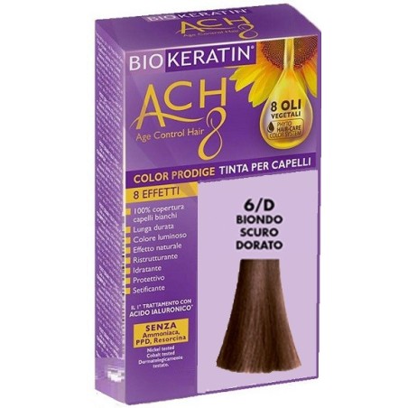 Gdp -general Dietet. Pharma Biokeratin Ach8 Color Prodige 6/d Biondo Scuro Dorato