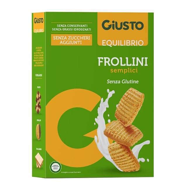 Farmafood Giusto Senza Glutine Frollini Semplici 250 G Farmafood Giusto Senza Glutine Frollini Semplici 250 G