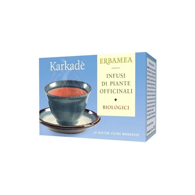 Erbamea Infuso di Karkadè 20 Bustine Filtro