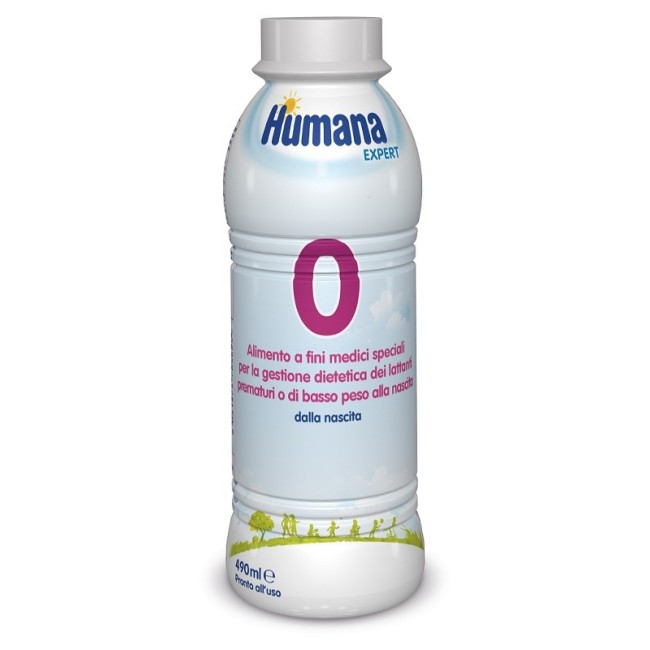Humana Italia Humana 0 Expert latte in bottiglia 490 Ml Humana Italia Humana 0 Expert latte in bottiglia 490 Ml