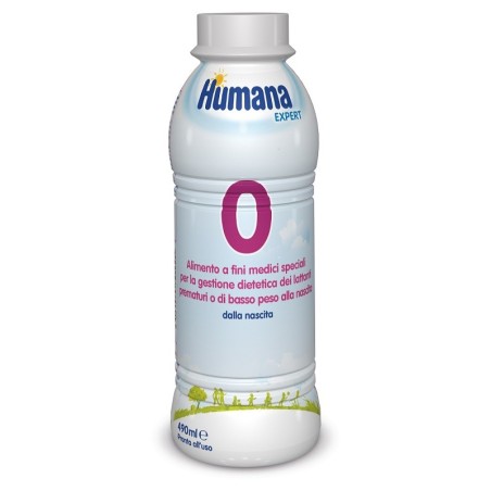 Humana Italia Humana 0 Expert latte in bottiglia 490 Ml Humana Italia Humana 0 Expert latte in bottiglia 490 Ml