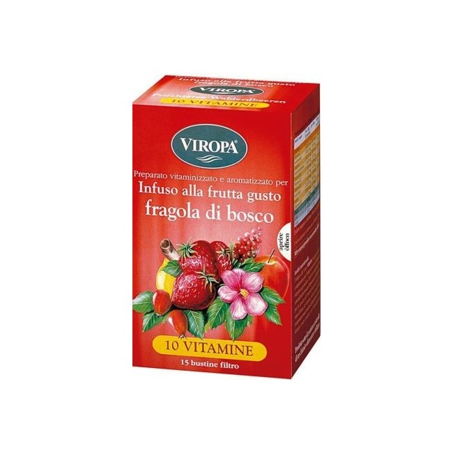 Viropa Import Viropa 10 Vitamine Fragola Del Bosco 15 Bustine